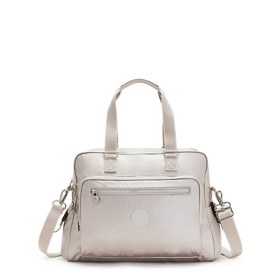 Kipling Alanna Metallic Diaper Bag Vesker Beige | NO 1973QM